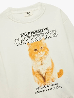 Resim Koton Kız Çocuk Sweat 6WKG10364AK