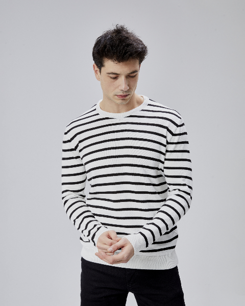 Resim Paul&More Erkek Triko Kazak K-16443 O Yaka