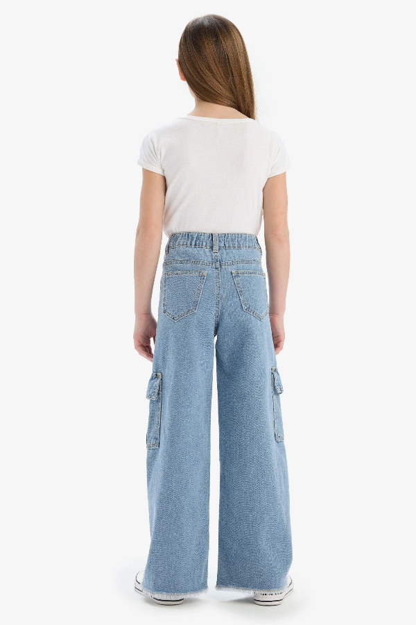 Resim Defacto Kız Çocuk  Jean Pantolon E2304A8/NM39