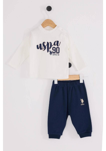 Resim U.S. Polo Assn Kids Erkek Bebek Sweat Takım USB2520