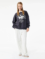 Resim Koton Kadın Sweat 6Wal10157Ik