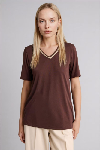 Resim Defacto Kadın T-shirt F2770AX/BN320