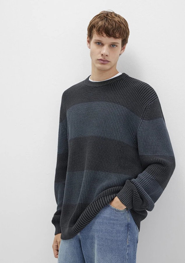 Resim Mavi Koyu Erkek Kazak M0710290-70090