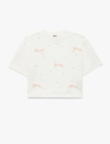 Resim Koton Kız Çocuk T-shirt 6SKG10192AK
