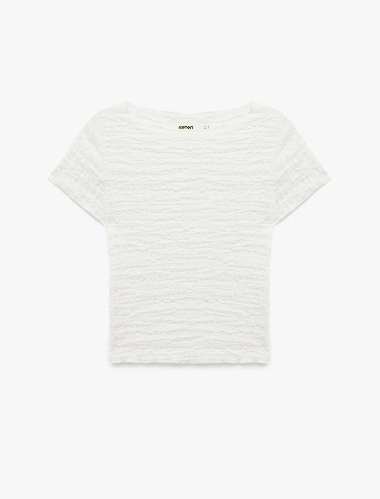 Resim Koton Kadın T-shirt 6SAK50355EK