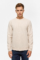 Resim SW2013700005 O Yaka Waffle Erkek Sweat