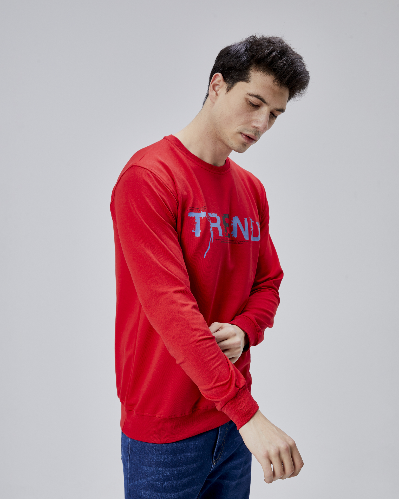 Resim Paul&More Erkek Sweat Trend Baskı 0 Yaka 2 İp