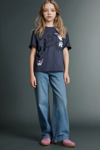 Resim Defacto Kız Çocuk T-shirt G8185A8/AR1