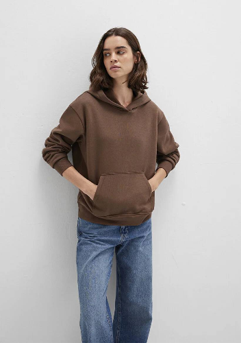Resim Mavi Kapüşonlu Kadın Sweatshirt M167299-81959