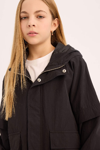 Resim Defacto Kız Çocuk  Yağmurluk D6934A8/BK27