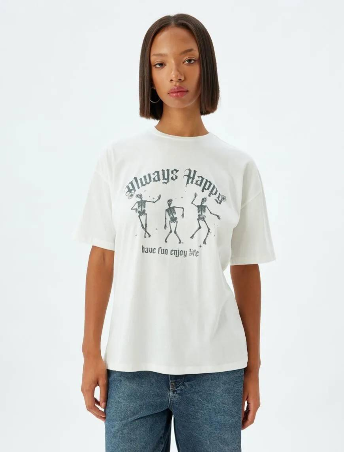 Resim Koton Kadın T-shirt 5SAL10234IK