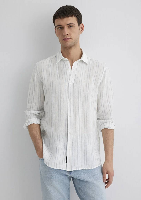 Resim Mavi Çizgili Erkek Gömlek M0211665-90898