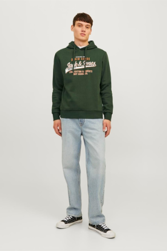 Resim Jack & Jones Jjelogo Sweat Hood 2 Col 24/25 Noos Erkek Sweat 12255617