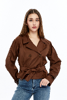 Resim Yenikoza Kadın Pardesü / Trençkot