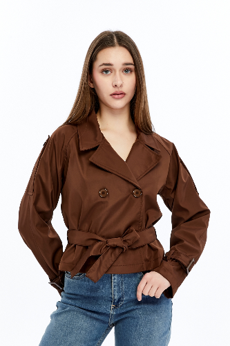 Resim Yenikoza Kadın Pardesü / Trençkot