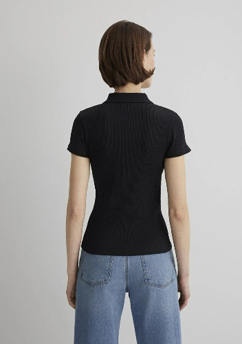 Resim Mavi Kadın Polo Yaka T-shirt M1613120-900