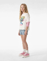 Resim Koton Kız Çocuk T-shirt 6SKG10149AK