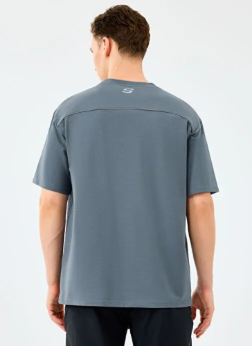 Resim Skechers M Graphic Tee Reflect Logo Oversize  Erkek T-shirt S231094-3998