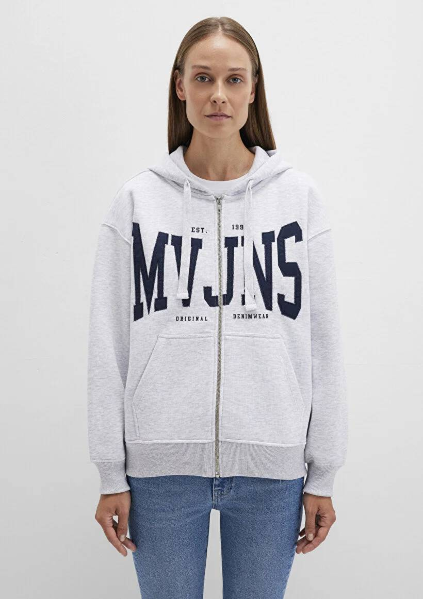 Resim Mavi Logo Baskılı Kadın Sweat M1S10421-80196