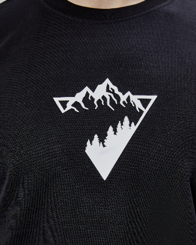 Resim Paul&More Erkek Sweat Manzara Baskı O Yaka