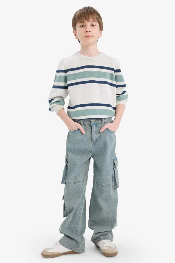 Resim Defacto Erkek Çocuk  Kazak F3743A8/ER123