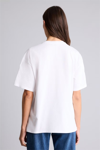 Resim Defacto Kadın T-shirt H1404AX/WT34