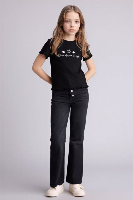 Resim Defacto Kız Çocuk T-shirt B6689A8/BK81