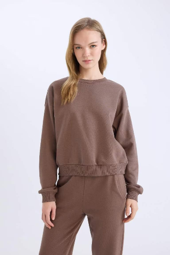 Resim Defacto Kadın  Sweat Takım D8022AX/BN66