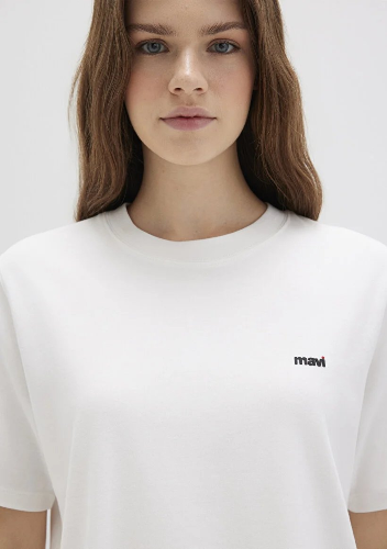 Resim Mavi Kadın T-shirt M1612122-70057