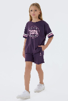 Resim U.S. Polo Assn Kids Kız Çocuk Şort Takım Us2501-G