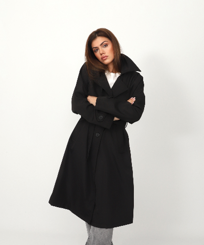 Resim Yenikoza Kadın Pardesü / Trençkot