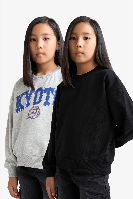 Resim Defacto Kız Çocuk  Sweat E6473A8/BK81