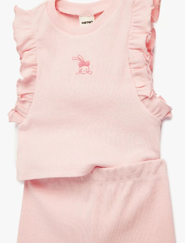 Resim Koton Kız Bebek Tayt Takım 6SMG10083AK