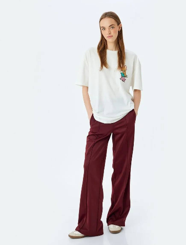 Resim Koton Kadın T-shirt 5SAL10268IK