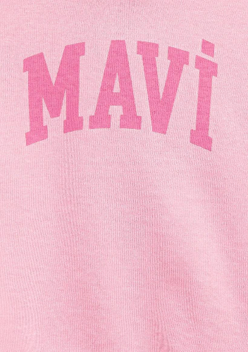 Resim Mavi Logo Baskılı Kız Çocuk Sweat M7S10147-70972