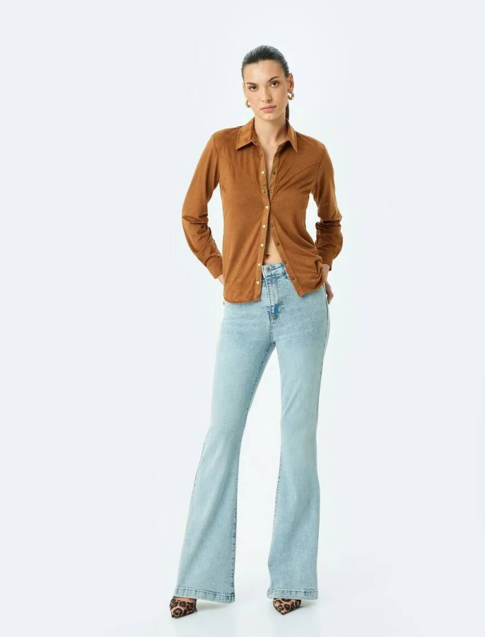 Resim Koton Kadın Jean Pantolon 5SAL40032MD