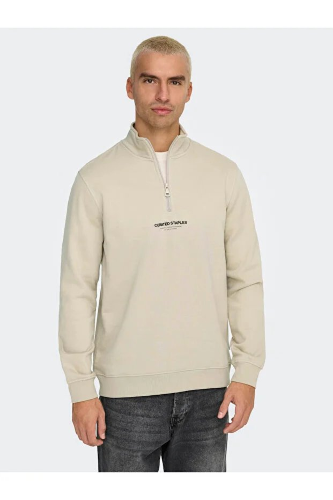 Resim Only & Sons Onscurated Reg Half Zip Sweat Noos Erkek Sweat 22030922