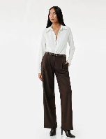 Resim Koton Kadın Uzun Kol Gömlek 6WAK60006PW