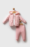 Resim U.S. Polo Assn Bebek Kız Bebek Sweat Takım USB2712