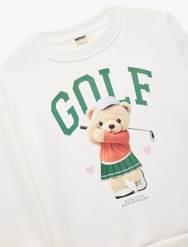 Resim Koton Kız Çocuk Sweat 6Wkg10058Ak