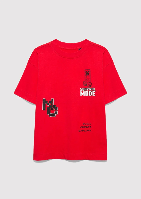 Resim Mavi Erkek Çocuk Tişört M6610434-70478