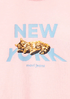 Resim Mavi Kız Çocuk T-shirt M7610402-71007