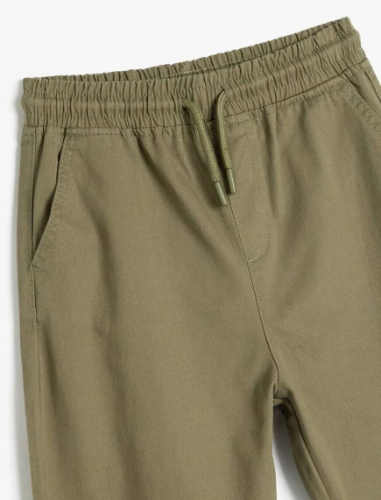 Resim Koton Erkek Çocuk Kanvas Pantolon 5SKB40053TW