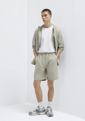 Resim Mavi Erkek Kot&Kanvas Şort M0410315-70154