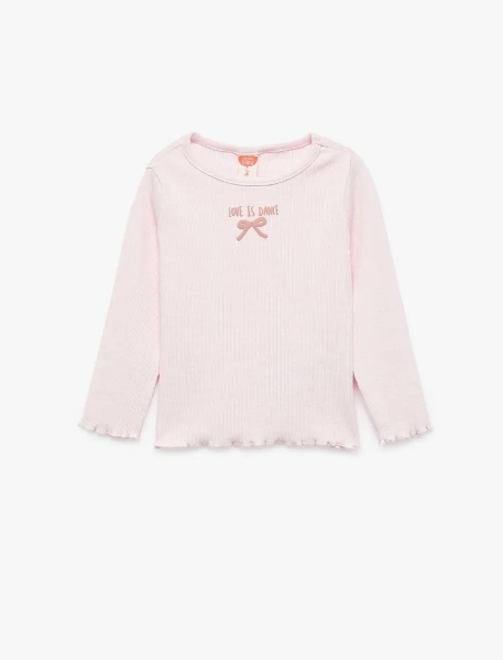 Resim Koton Kız Bebek Sweat 6WMG10057AK