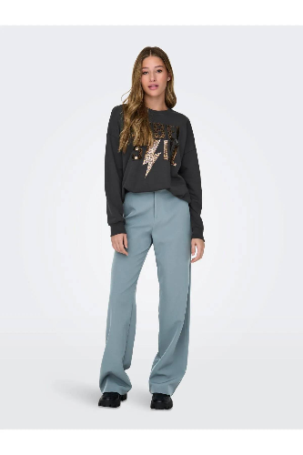 Resim Only Onlruna L/S O-Neck Box Cc Swt Kadın Sweat 15313683