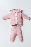 Resim U.S. Polo Assn Bebek Kız Bebek Sweat Takım Usb2975