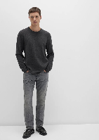 Resim Mavi Erkek T-Shirt M064622-26834 Uzun Kol