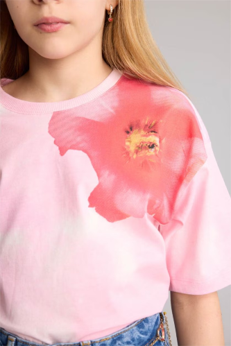 Resim Defacto Kız Çocuk T-shirt H0961A8/PN171