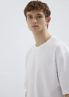 Resim Mavi Erkek T-shirt M0613130-620